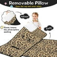 thumbnail image 3 of Brown and Black Leopard Print Toddler Nap Mats for Kids Preschool,Sleeping Mat Bag or Kids,Toddler Sleeping Bag,Toddler Nap Mat or Daycare, 3 of 6