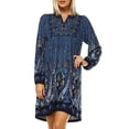 thumbnail image 4 of White Mark Women's Apolline Embroidered Sweater Dress, 4 of 4