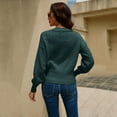 thumbnail image 5 of Vedolay Women's Cardigans Long Sleeve Open Front Coat 2023 Green,XL, 5 of 5