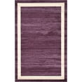 thumbnail image 1 of Unique Loom Del Mar Collection Tapis Contemporain Transitionnel, 5 Pieds x 8 Pieds, Violet/ivoire, 1 of 2