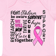 thumbnail image 4 of Inktastic Breast Cancer- Together We Will Win Boys or Girls Baby Bodysuit, 4 of 5
