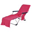 thumbnail image 1 of Muka Microfiber Terry Cloth Beach Pool Lounge Chair Cover Convenient Pocket, 29" x 83"-Pink, 1 of 5