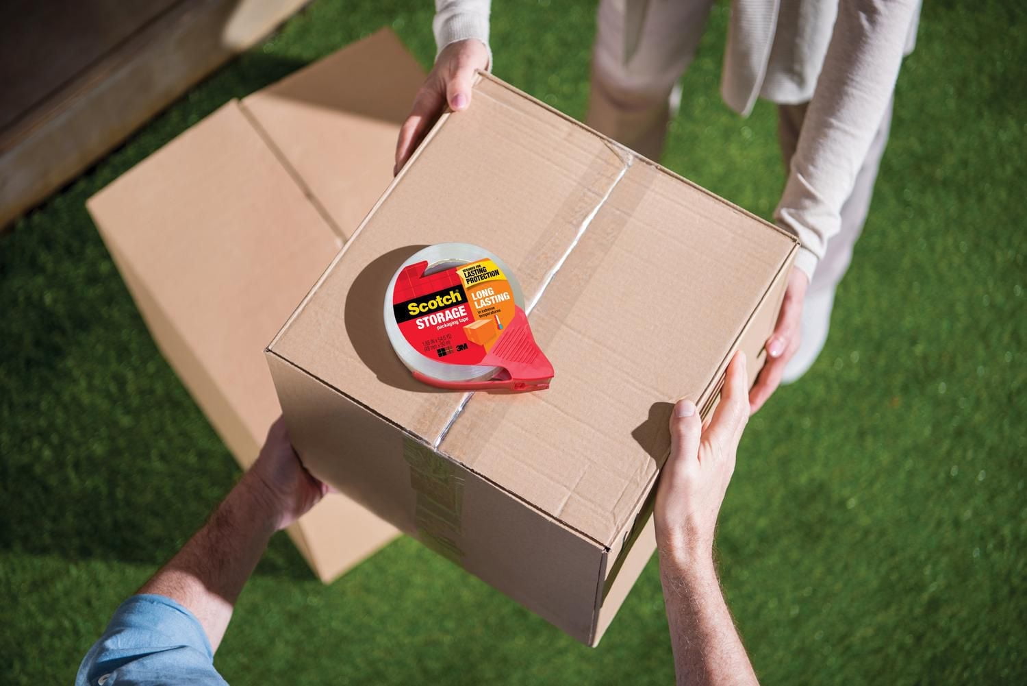 Ruban d’emballage durable pour entreposage Scotch®, 3650-3-ESF, transparent, 48 x 50 m (1,88 po x 54,6 v), 3/paquet