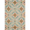 thumbnail image 2 of SAFAVIEH Roslyn ROS595A Handmade Blue / Beige Rug, 2 of 5