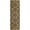 Gold, variant on Crawford Modern Medallion Indoor Area Rug by Blue Nile Nills - 2' x 3', Black