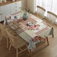 thumbnail image 2 of Pioneer Flower Rectangle Tablecloth 60"x84",Waterproof Polyester Rectangle Table Cloth, Wipeable Spillproof Polyester Tablecloth for Dining, Camping, Indoor and Outdoor, 2 of 5