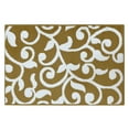 thumbnail image 6 of SUSSEXHOME Leaves Collection 2'x3' Beige&White Area Rug, Extra Soft and Comfy Carpet, Area Rugs for Kitchen, Living Room Rug, Runner Rug, Indoor Rugs for Bedroom, Machine Rug for Kids Rug, Area Rug, 6 of 6