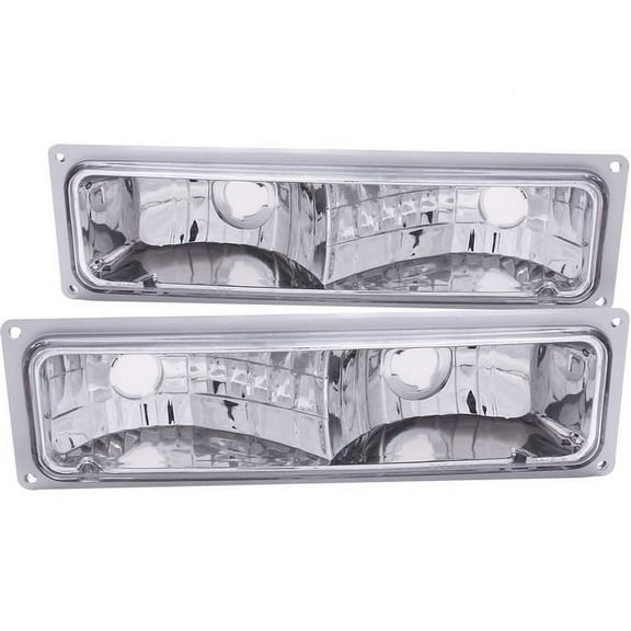 Parking Light Assembly - Compatible with 1992 - 1999 Chevy K1500 Suburban 1993 1994 1995 1996 1997 1998