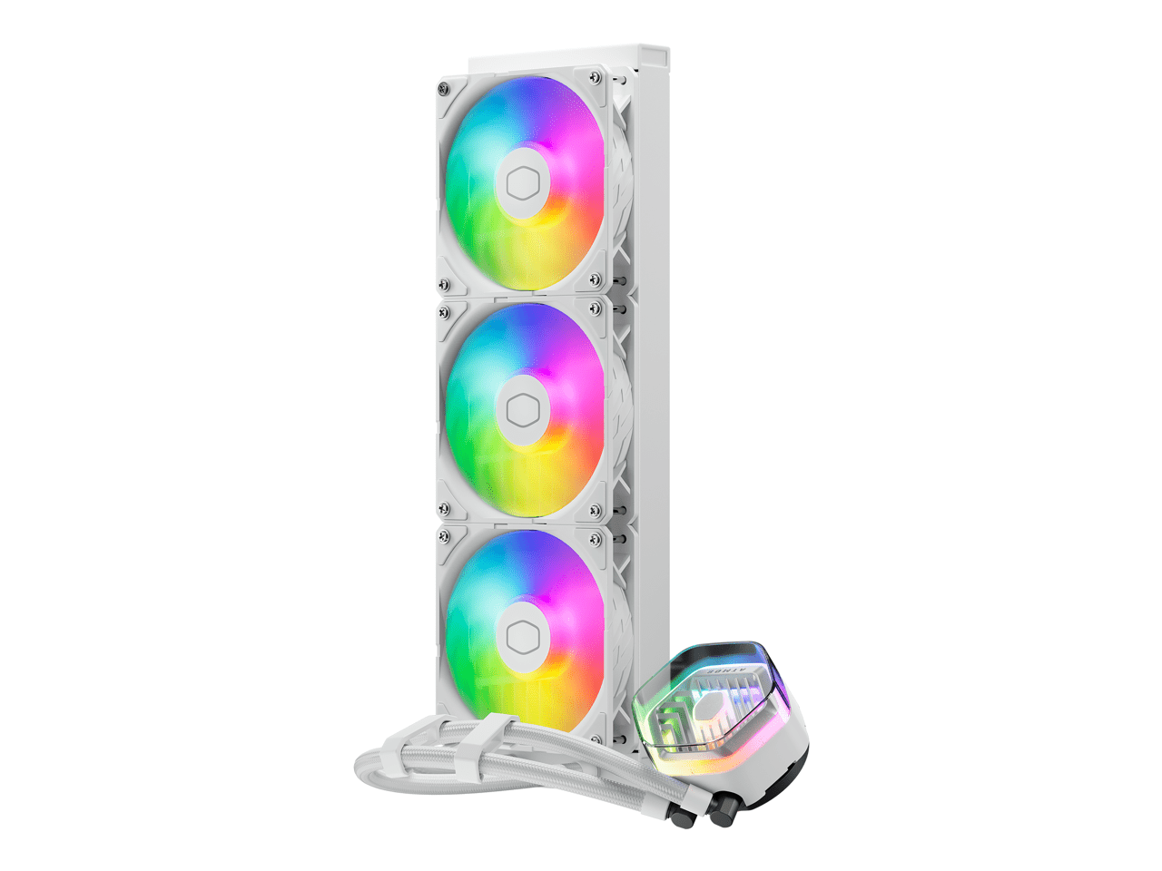 【新品】COOLER MASTER MasterLiquid 360 Atmos MasterLiquid 360 ATMOS White AIO Liquid Cooler | Cooler Master