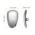 thumbnail image 2 of Eyeglass Nose Pad Thickness Anti-Slip Glasses Nose Grips for Plastic Frames Grey, 2 of 7