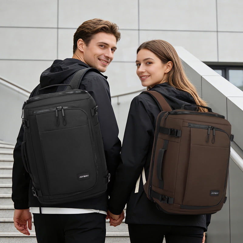 Joyway Travel Backpack for Women & Men Large Capacity Carry On Backpack with Shoe Compartment Waterproof Weekender Bag Laptop Backpack with Wide Opening Overnight Bag for Travel Work Gym