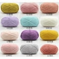 thumbnail image 3 of Nvzi Yarn Crochet, 2 Rolls, Cotton Yarn for Crocheting, Ideal for Scarves, Sweaters, Gloves, Perfect for Craft Projects and Gifting​,grey, 3 of 4