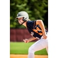 thumbnail image 2 of Casco de sóftbol Mizuno F6 Fastpitch con máscara, cardinal, S/M, 2 of 4