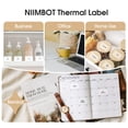 thumbnail image 6 of NIIMBOT B1/B21/B3S Printer Labels, 2" x 3.15", Clear, 95 Labels/Roll, 6 of 7