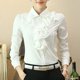 thumbnail image 2 of Camiseta suave de manga tres cuartos para mujer: top elástico informal para todas las estaciones, de color liso y ligero, 2 of 3