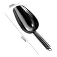 thumbnail image 2 of Yesbay Ice Shovel Ice Scoop Stainless Steel Ice Scooper Popcorn Shovel Popcorn Scoop Flour Scoop Multipurpose Bar Party Wedding Long Handle Food Scoop Shovel, 2 of 7