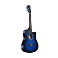 thumbnail image 2 of Esquirla 38'' Beginner Classical Acoustic Guitar Musical Instrument for Beginners Gig Blue, 2 of 8