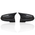 thumbnail image 1 of For Bmw 1 2 3 4 Series F20 F30 F31 F32 F36 2012 - Up 320i 328i 330d 335i M3 M4 Look Replacement Style Carbon Fiber Mirror Cover, 1 of 1