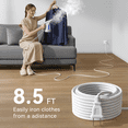 thumbnail image 5 of Steamer for Clothes, Portable Handheld Clothing Steamer, 240ml Big Capacity, 700W, Strong Power, Fabric Quick Wrinkle Remover with Brush for Home, Office(ONLY 120V) -Blue, 5 of 9