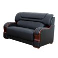 thumbnail image 6 of Star Home Living 3 Pieces Genuine Leather Living Room Set in Black, 6 of 11