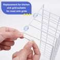 thumbnail image 3 of 80 Pcs 2 Colors Kitchen Sink Rack Feets PVC Protective Sink Feets Plastic Sink Protector with Bumpers Sink Replacement Feet for Kitchen Sink Grid, 3 of 6