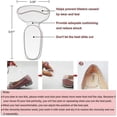 thumbnail image 3 of Taloneras para zapatos que son demasiado grandes, plantillas para tacones altos, almohadillas para tacones altos, inserciones para agarre en el talón, set para el cuidado de los pies, antidesliza, 3 of 4