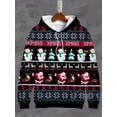 thumbnail image 3 of Sudadera con capucha para hombre, estampado 3D, divertida sudadera con temática navideña, con cordón, ropa deportiva, camisetas de manga larga, ropa informal para hombre, 3 of 5