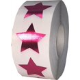 thumbnail image 1 of Metallic Rose Star Stickers, 1 Inch in Size, 500 Labels on a Roll, 1 of 1