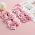 thumbnail image 4 of 2Pcs Birthday Hair Bow for Baby Girls 2 3 4 5 6 7 Years Sprinkle Decorations Confetti Ice Cream Party Pink Pigtail Hair Accessories for Two 2nd Second Birthday, 4 of 6