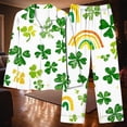 thumbnail image 7 of Blmnix Pajama Pants Women Sleepwear Sets St. Patrick Bamboo Pajamas Pjs Collared Purple Long Sleeve Full Valentine Pajamas,XXL, 7 of 7