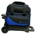 Pyramid Path Deluxe Single Roller Bowling Bag (Black/Royal Blue