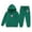 Dark Green, variant on Aocisk Fall Winter Girl Outfits Set Winter Hoodie and Joggers Comfy Casual Kids Clothes with Stylish Print Pink 8-9 Years