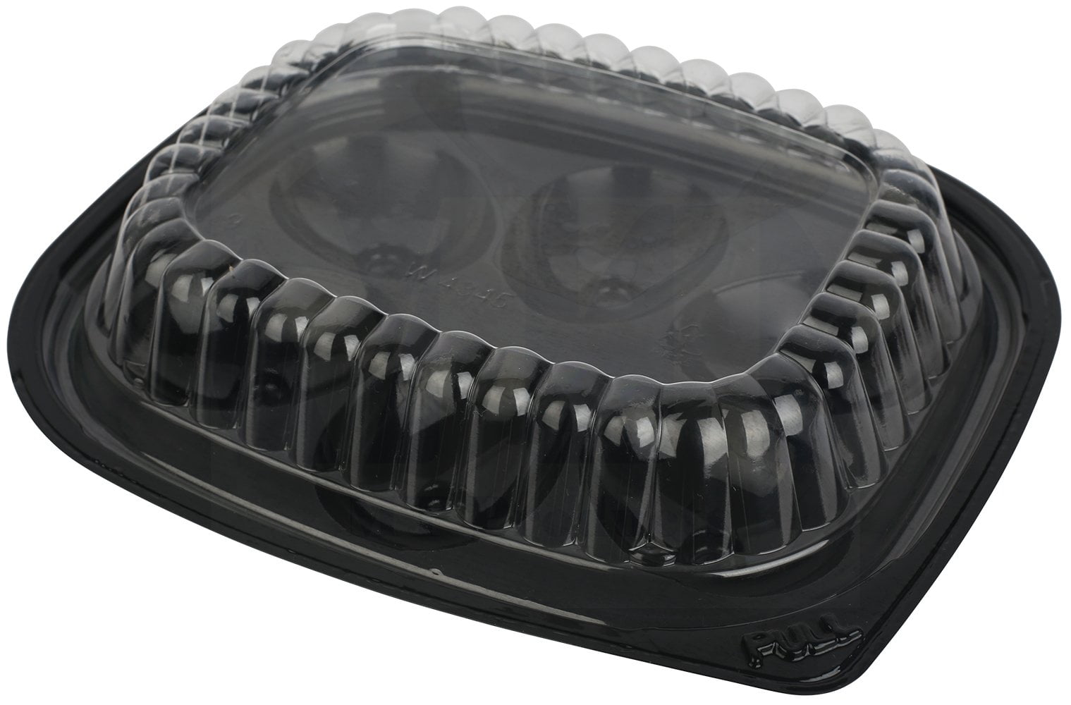 Plastic Disposable Deviled Egg Trays with Lids Set of 12 Trays and 12