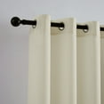 thumbnail image 4 of Tru Barrier SHEERBARRIER 100% Polyester Privacy 2-Piece 52 x 95 Panel Pair in Ivory, All Season, Adult and Teen Sizes, OEKO-TEX Certified, 4 of 5