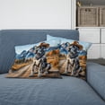 thumbnail image 2 of Welcome Fall Western Cowboy Great Dane Enjoys Majestic Autumn Pillow Cushion Double Sided Danes Dog Lover Gifts Throw Pillow - 01007, 2 of 4