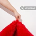thumbnail image 6 of Socofuz Fluffy Carpets for Living Room, Indoor Modern Anti-Skid Area Rugs for Kids Girls Room, 6X9ft, Red, 6 of 10