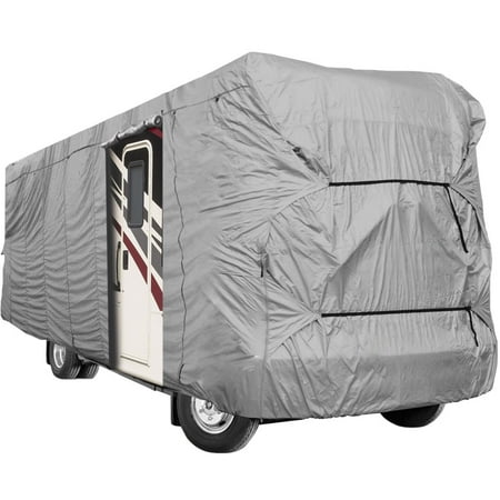 Waterproof Superior RV Motorhome Fifth Wheel Cover Covers Class A B C Fits Length 35'-40' New Travel Trailer Camper Zippered Panels Allow Access To The Door, Engine And Both Side Storage