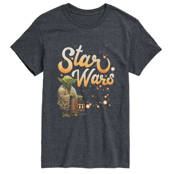 Star Wars - Yoda Fireflies - Men's Short Sleeve Graphic T-Shirt