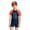 B Navy, variant on Kids Swimsuit Boy Unisex Toddler One Piece Swimsuit Cartoon Print Crew Neck Short Sleeve Upf Sun Warm Comfortable with Swim Cap Blue 9 Years-10 Years