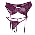 thumbnail image 3 of Ropa de dormir de encaje para mujer Ropa de dormir sexy: lencería para San Valentín, color liso, tejido de poliéster, diseño elegante para ocasiones especiales., 3 of 3