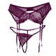 thumbnail image 3 of Ropa de dormir de encaje para mujer Ropa de dormir sexy: lencería para San Valentín, color liso, tejido de poliéster, diseño elegante para ocasiones especiales., 3 of 3