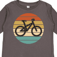 thumbnail image 4 of Inktastic Bicycle Vintage Cyclist Sunset Boys or Girls Long Sleeve Toddler T-Shirt, 4 of 5