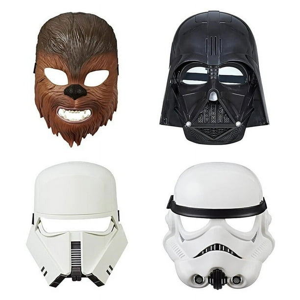 Hasbro Star Wars VENTA Compre 2 Obtenga 2 Máscara Halloween Cosplay Darth Vader/Chewbacca/White Ice/Rangers Casco para niños Regalo