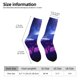 thumbnail image 2 of Balery Dreamy Colorful Starry Sky Calcetas Largas con Estampado para Hombre y Mujer – Suaves y Transpirables, Talla Única (US 5-11), 2 of 6