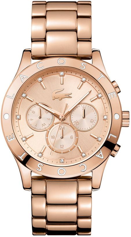 lacoste ladies watch rose gold