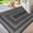 Black/Grey-2'8" x 4' (Rectangular), variant on Hebe Door Mat Indoor Entrance 24"x36" Thin Welcome Mats For Front Washable Non Slip Rubbering Entry Doormat Large Faux Jute Dirtper Entryway