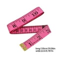 thumbnail image 2 of Measuring Tape 59 Inch Dual Scale PVC Soft Flexible Locking Mini Sewing Dressmaker Body Cloth Tape Accurate Inch Centimeter Pocket Size Portable for Tailor DIY Waist Measurement, 2 of 5