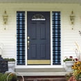 thumbnail image 5 of A Pair Of Decorative Banners 70.9×11.8in Can Be Reused And Easily Installed For Indoor Or Outdoor Or Anywhere Slateblue Buffalo Plaid Check Tartan Scotland_3, 5 of 7