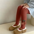 thumbnail image 2 of ATOGUTA Knit Tights for Girls Soft Dance Stockings Pantyhose for Under Dresses School Uniform, 2 of 6