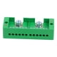 thumbnail image 3 of Conector de bloque de terminales Durable Fácil de instalar Buen rendimiento Conector de cable 2 en 12 Verde, 3 of 8